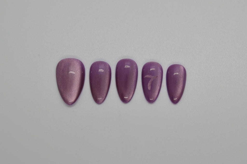 7 Purple Cat Eye